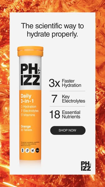 Phizz ad: FREE DELIVERY WITH YOUR ORDER 🚚