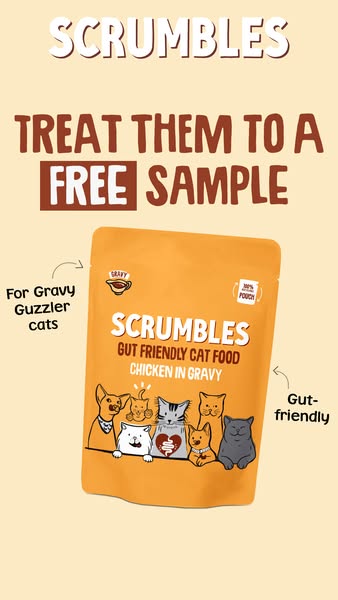 Scrumbles ad: Request to try a FREE pouch!