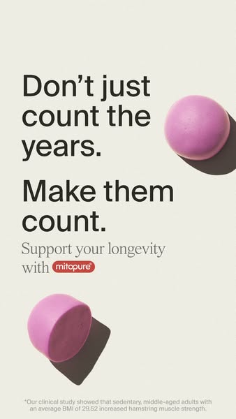 Timeline Longevity ad: No Other Supplement Does This