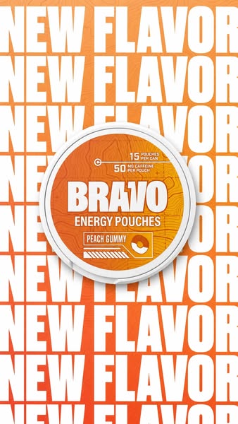 BRAVO Energy Pouches ad: 🚨 NEW FLAVOR ALERT 🚨