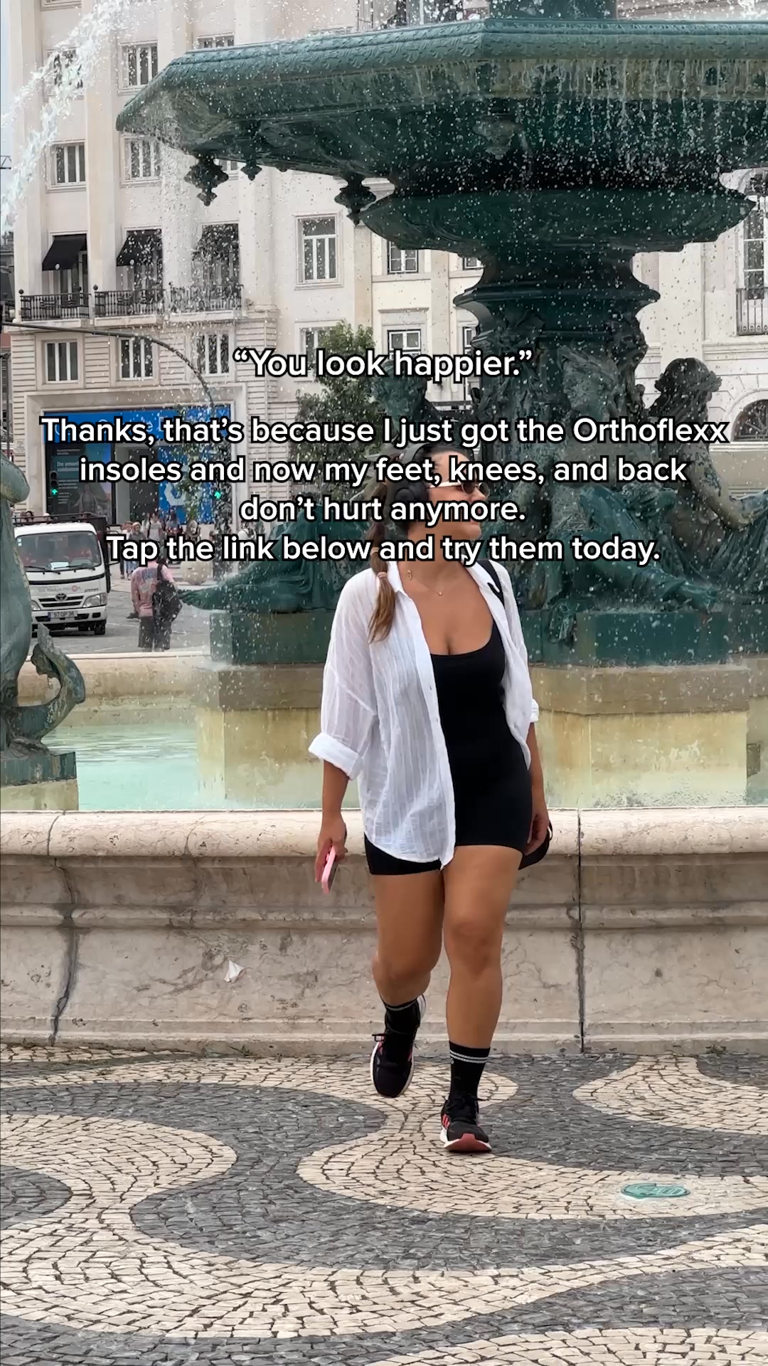 OrthoFlexx ad: Arch Support That Doesn't Collapse