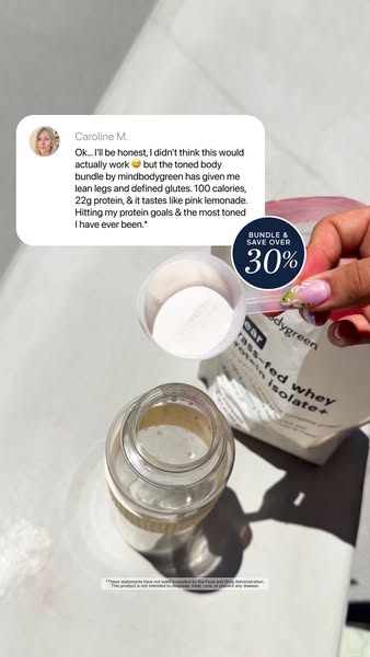 mindbodygreen ad: The secret to a toned body around the clock… 🤫