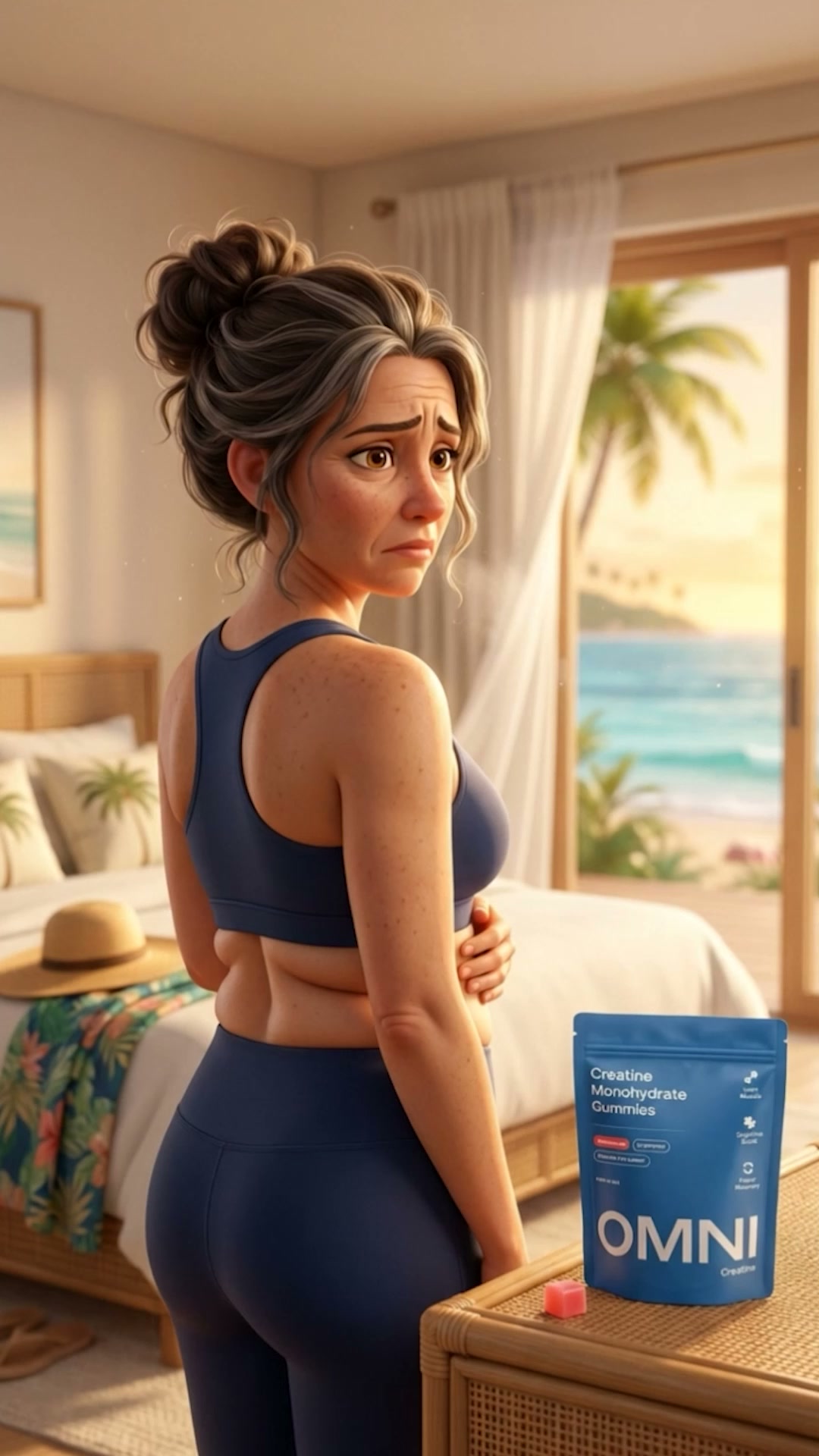 OMNI Longevity ad: Creatine Made Delicious 🍉 🍑
