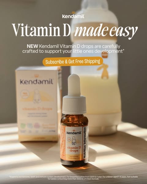 Kendamil ad: Vitamin D Made Simple