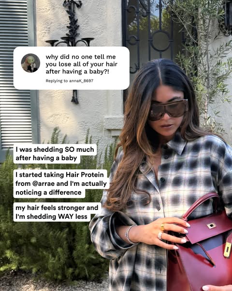 Arrae ad: Postpartum Hair Support, Made Simple