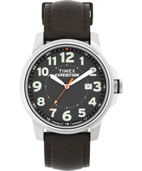 Timex ad: Expedition Metal Field 40mm Leather Strap Watch