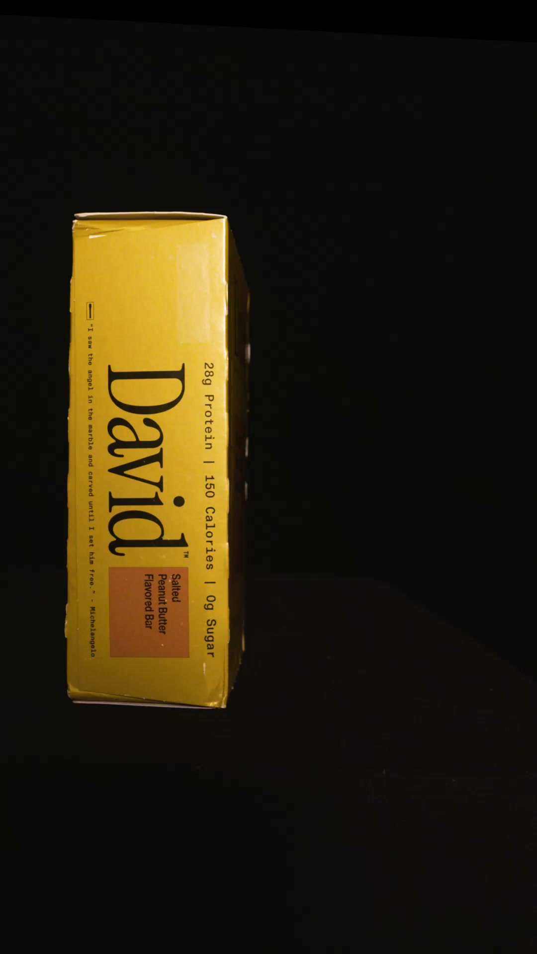 David Protein ad: Free shipping on your first order.