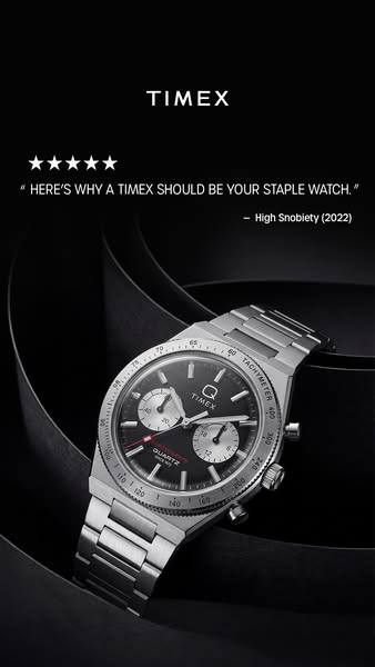 Timex ad: Sharper By Design