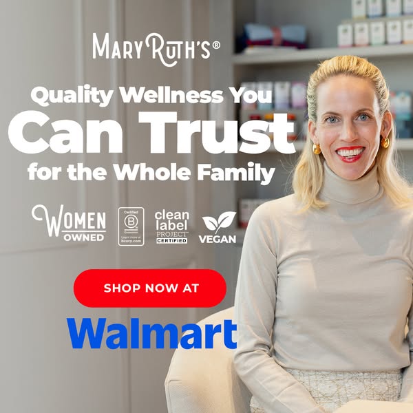 MaryRuth's ad: Now available at Walmart!