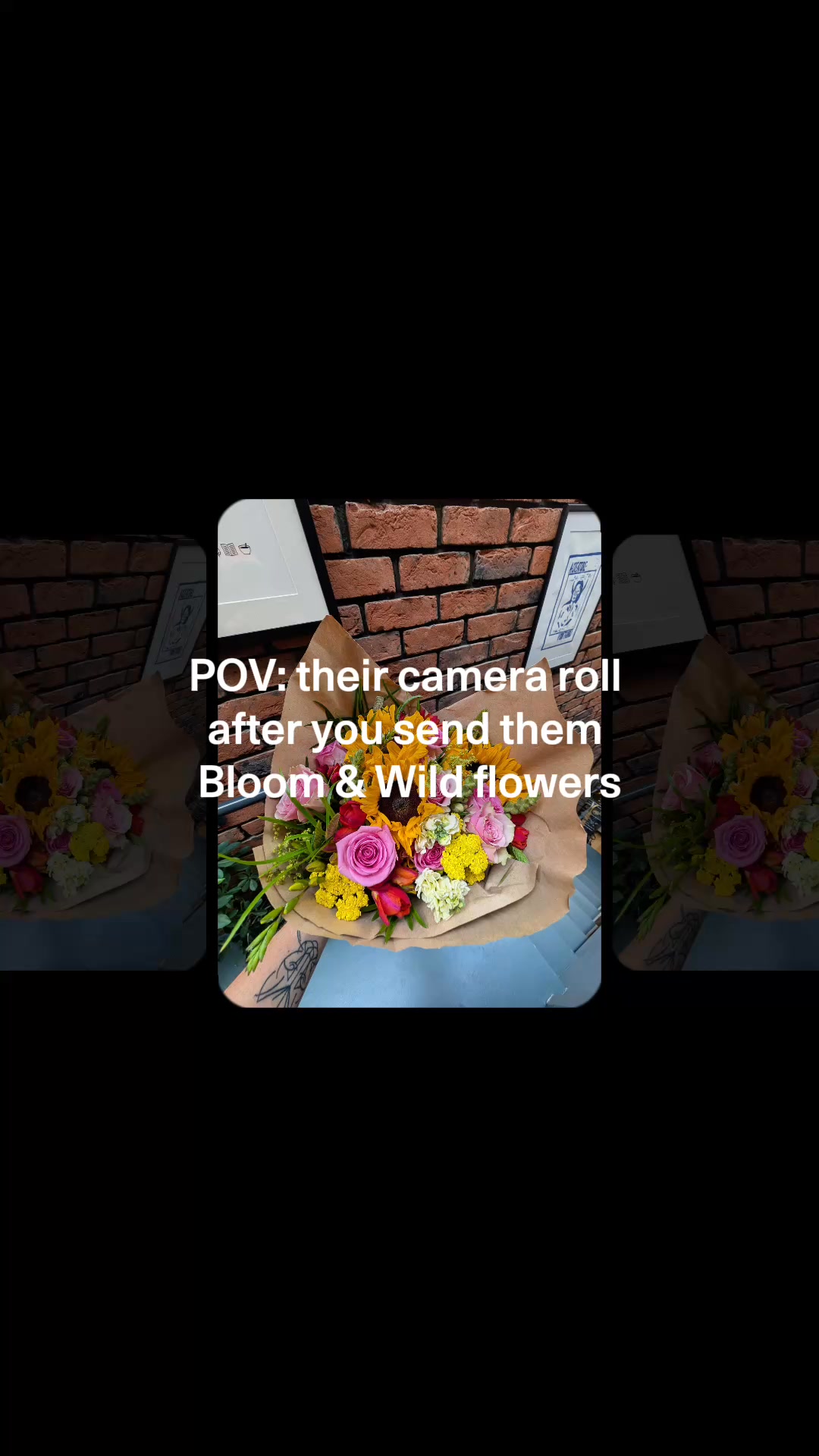 Bloom & Wild ad: 20% off your next order