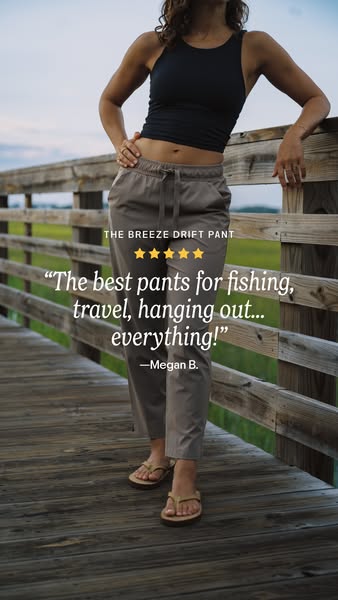 Free Fly Apparel ad: The Breeze Drift Pant