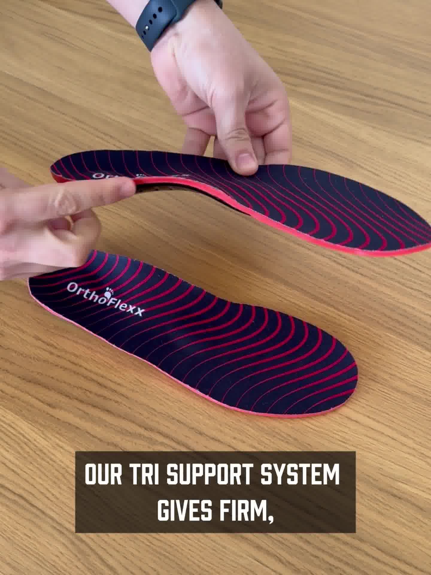 OrthoFlexx ad: Arch Support That Doesn't Collapse