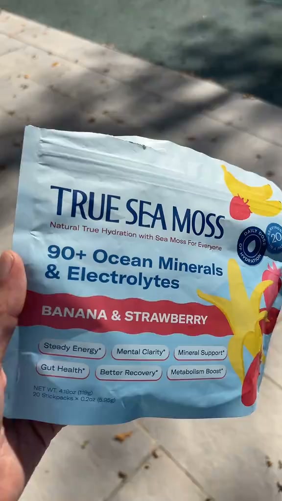 True Sea Moss Health ad: Nature's own hydration powder: Up to 40% Off + Free Gift