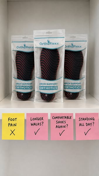 OrthoFlexx ad: Insoles For Alignment And Stability