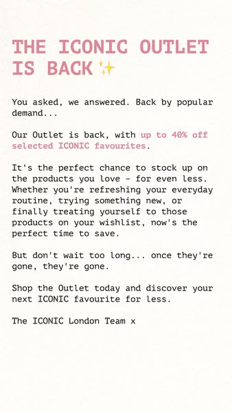 Iconic London ad: Free Delivery when you spend £35