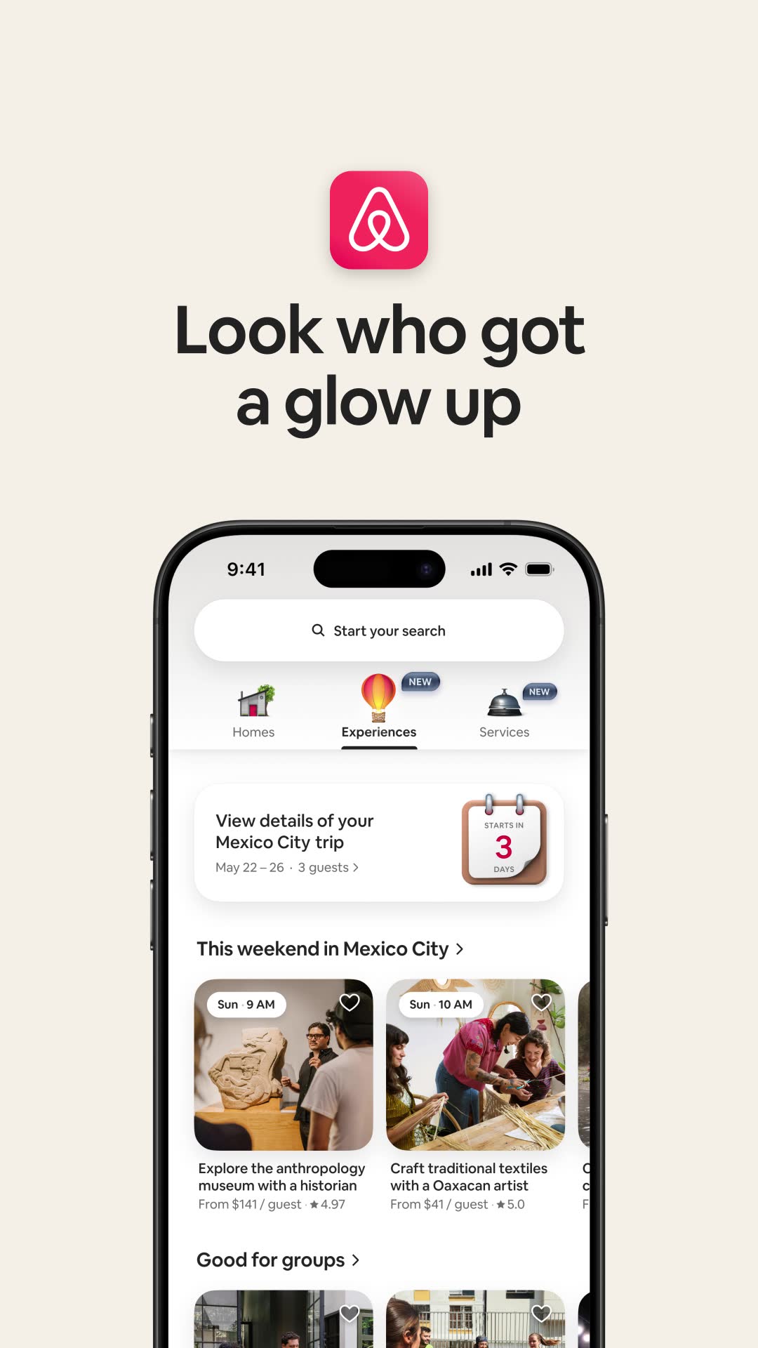 Airbnb ad: Get more in the new Airbnb app