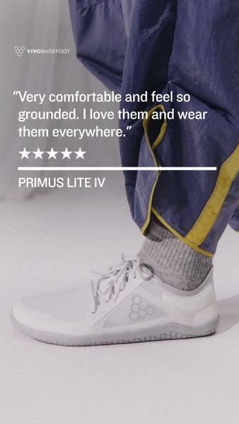 Vivobarefoot ad: Try them for 100 days