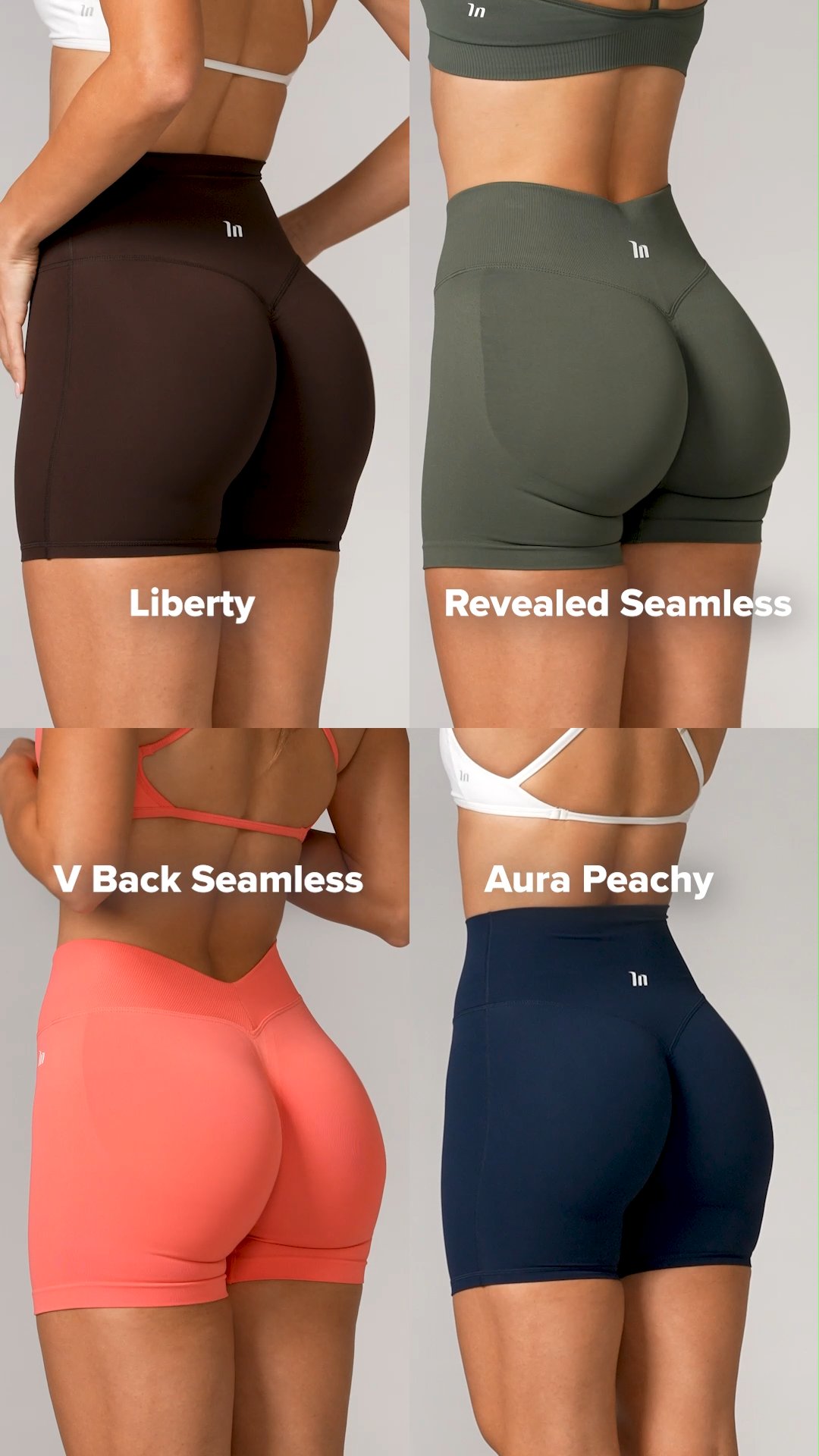 Muscle Nation ad: Four shorts, four different builds
