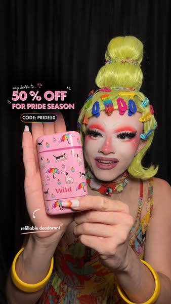 Wild ad: 50% Off For Pride Season 🌈