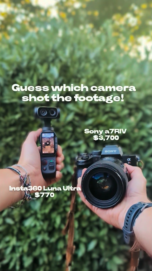Insta360 ad: I've been loving creating with my new Insta360 Luna Ultra camera recently, it's made capturing behind the scenes content and video content a