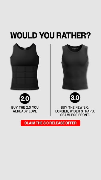 Shaperluv ad: NEW SHAPERLUV 3.0 — 5 TANKS FOR $50