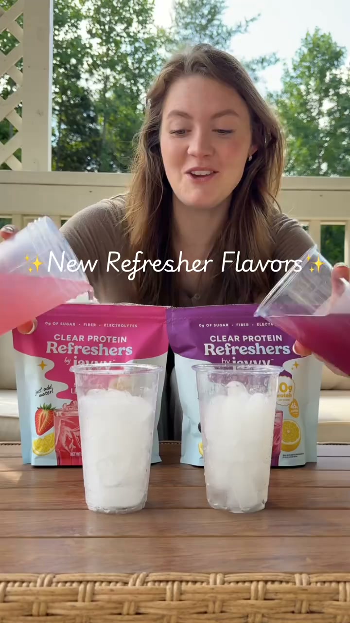 Javvy ad: NEW! Blackberry Lemonade Refreshers 💙🍋