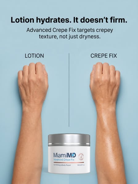 Miami MD ad: Smooth Away Crepey Skin - Try It Risk-Free!