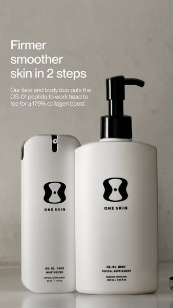 OneSkin ad: Double up on healthier skin