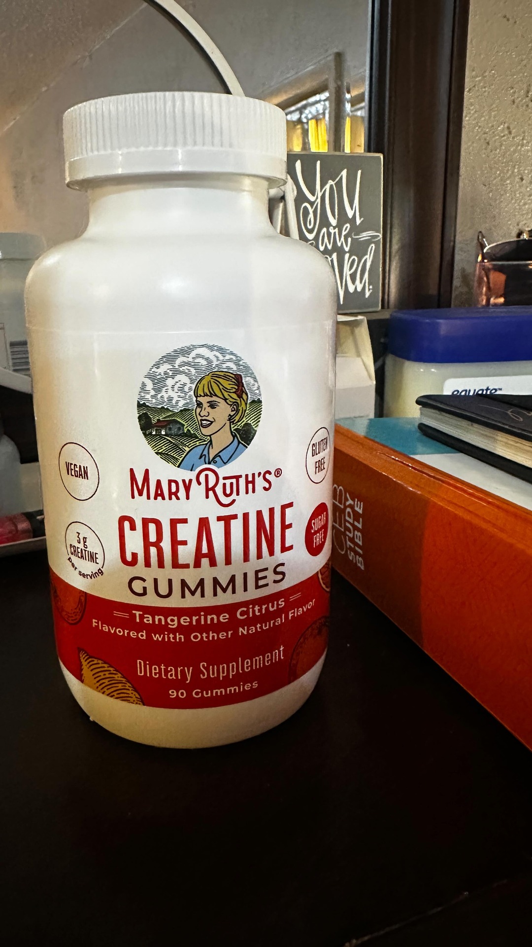 MaryRuth's ad: My mornings aren't complete until my coffee and @maryruthorganics Creatine Gummies Increase Power and Strength During Repetitive Bouts of Sh
