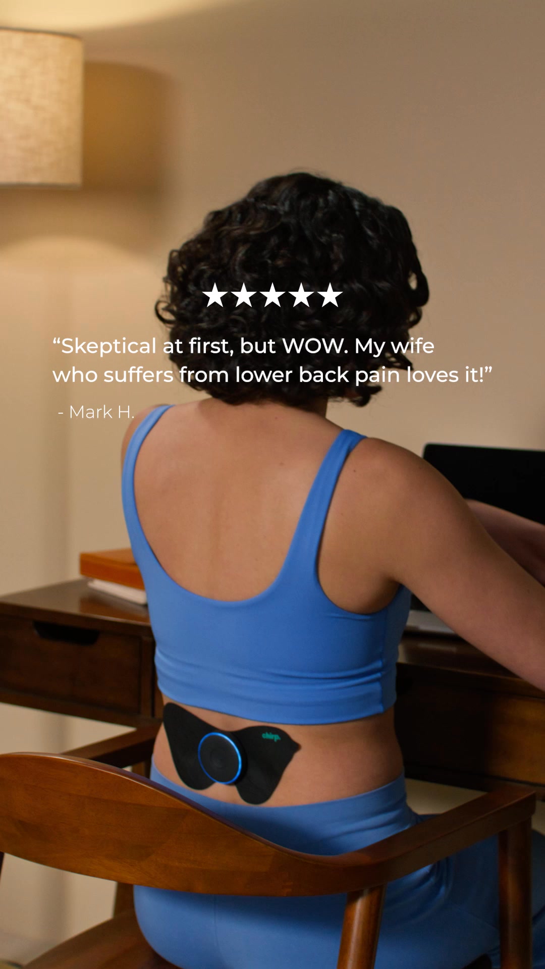 Chirp ad: The World's Simplest Pain Relief Device