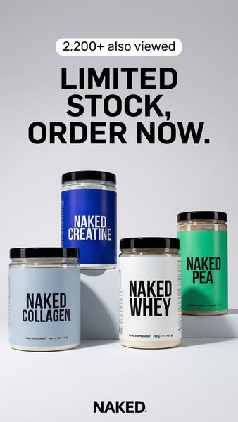Naked Nutrition ad: Switch to Clean Nutrition