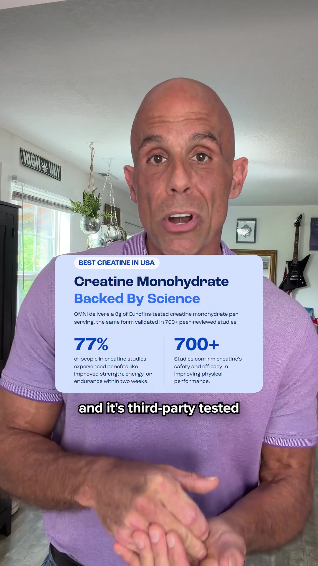 OMNI Longevity ad: Creatine Made Delicious 🍉 🍑