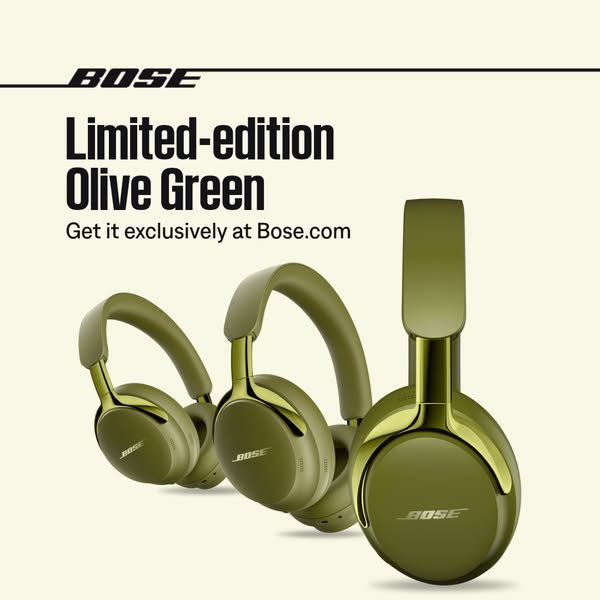Bose ad: Limited-edition Olive Green