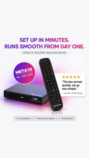 VSeebox USA ad: Set Up in Minutes, Smooth From Day One