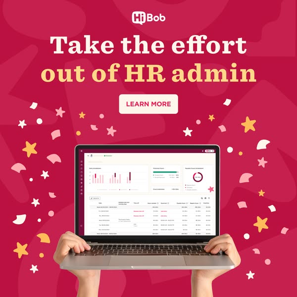 HiBob ad: HR admin, pain-free