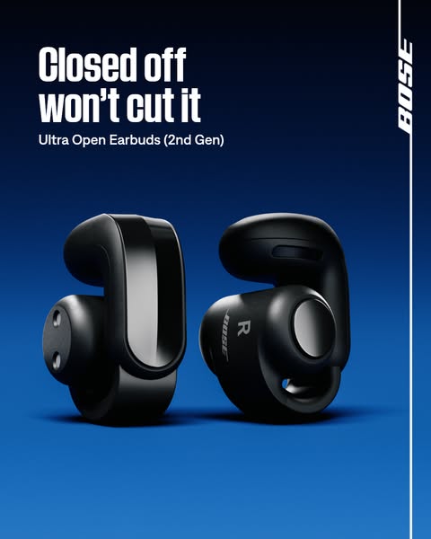 Bose ad: Ultra Open Earbuds (2nd Gen)