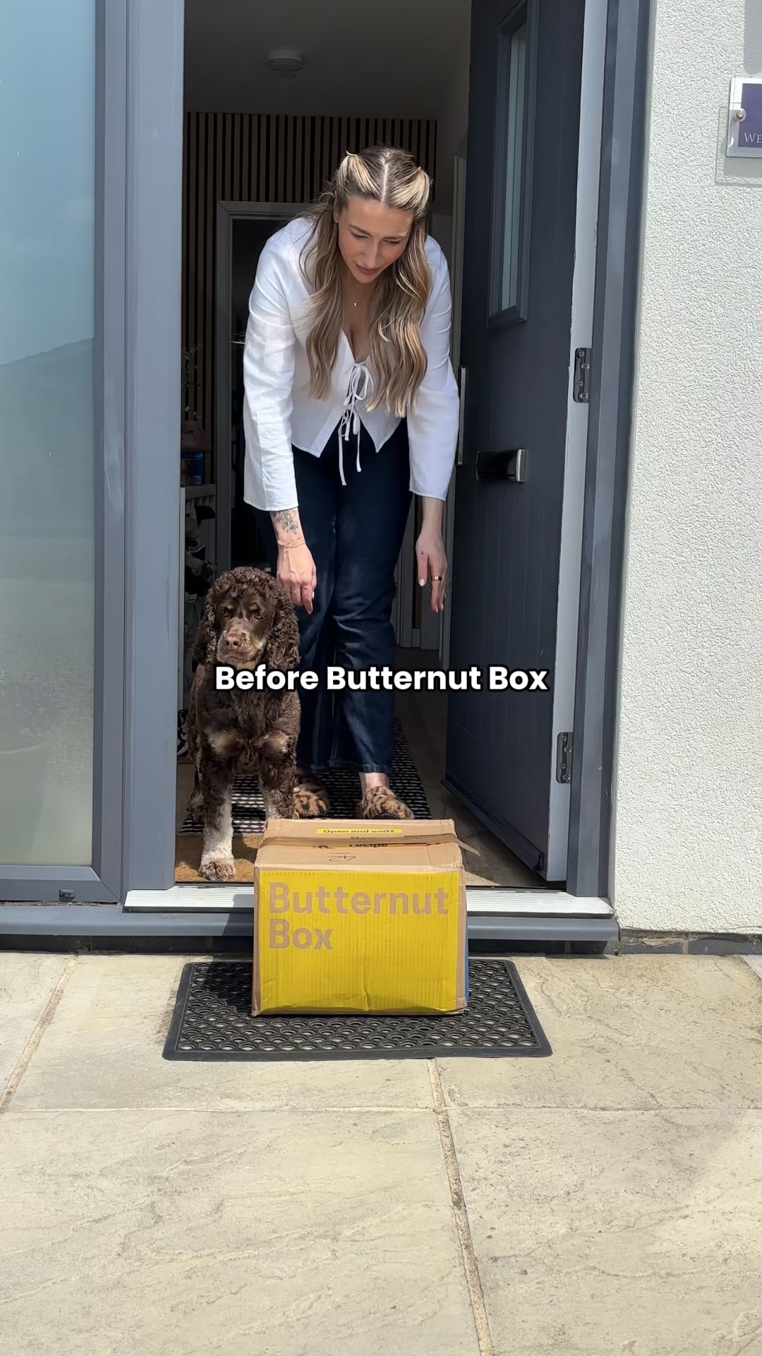 Butternut Box ad: Fresh food.Happy dogs.