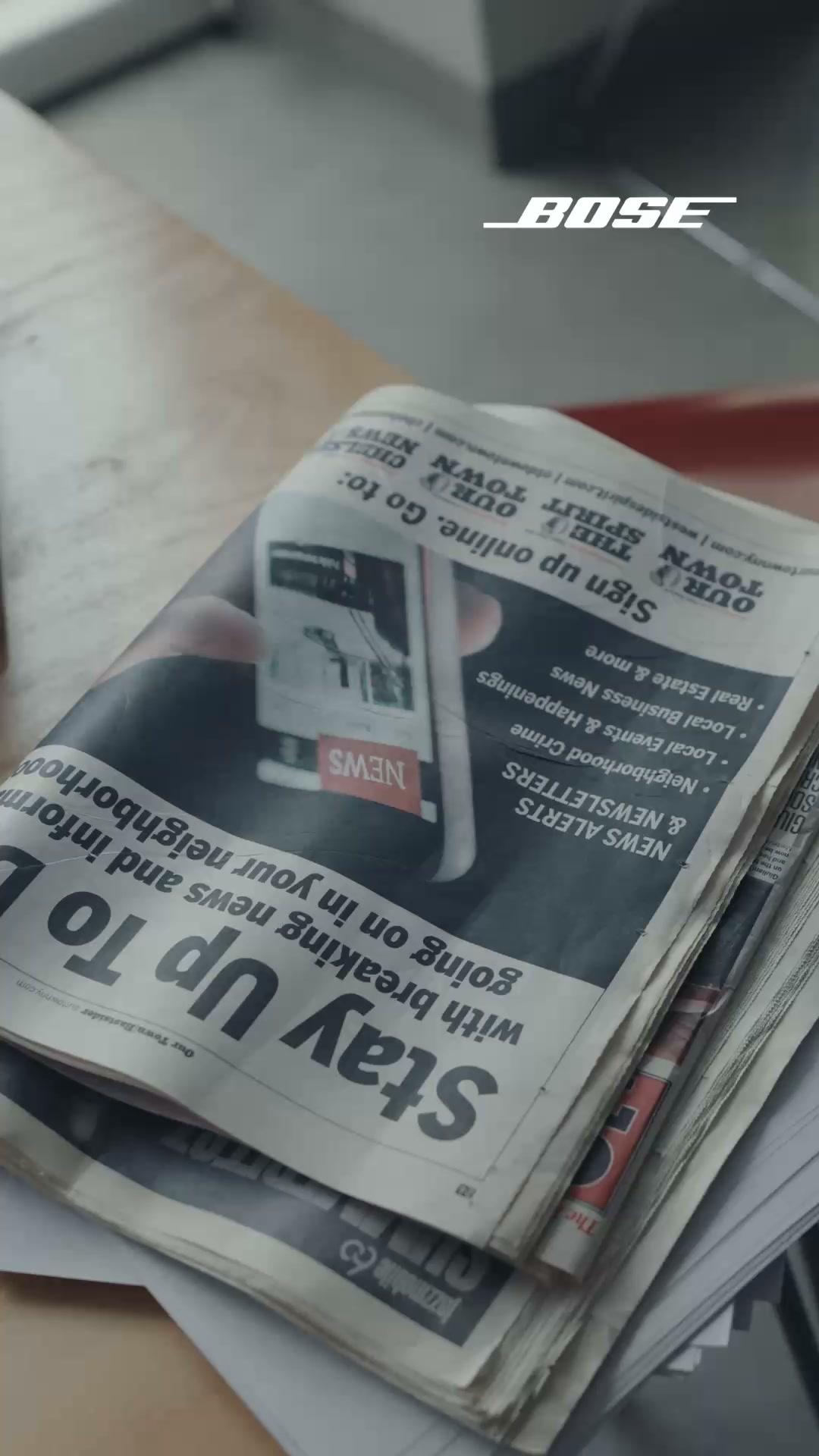 Bose ad: Bose x Thom Browne