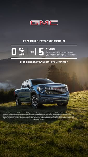 GMC ad: Explore Sierra Offers