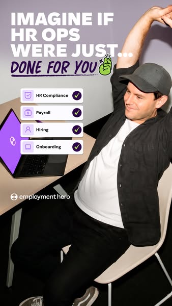 Employment Hero ad: What would you do with your HR admin hours back?