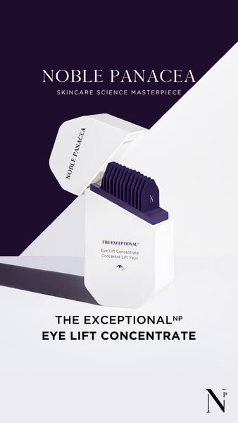 NOBLE PANACEA ad: Instant Lift, Lasting Firmness