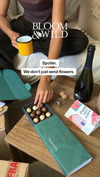Bloom & Wild ad: Hampers from Bloom & Wild
