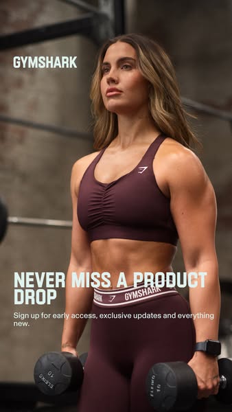Gymshark ad: Be the first to hear 👀