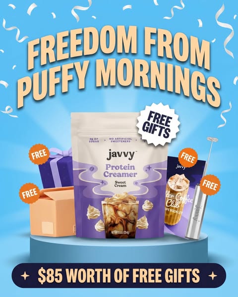 Javvy ad: Protein-Packed Creamer 💪