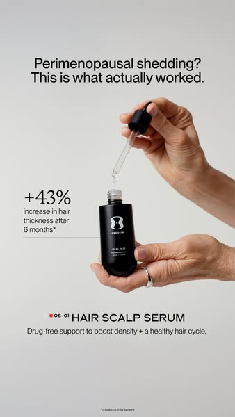 OneSkin ad: Target hair loss with OS-01 HAIR