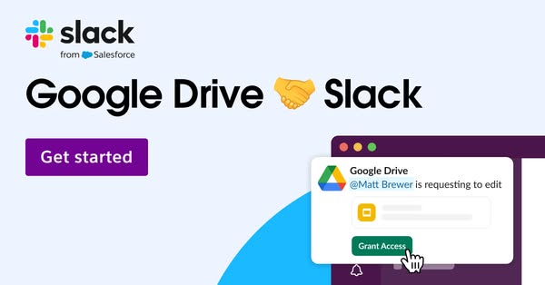 Slack ad: Google Drive Integration