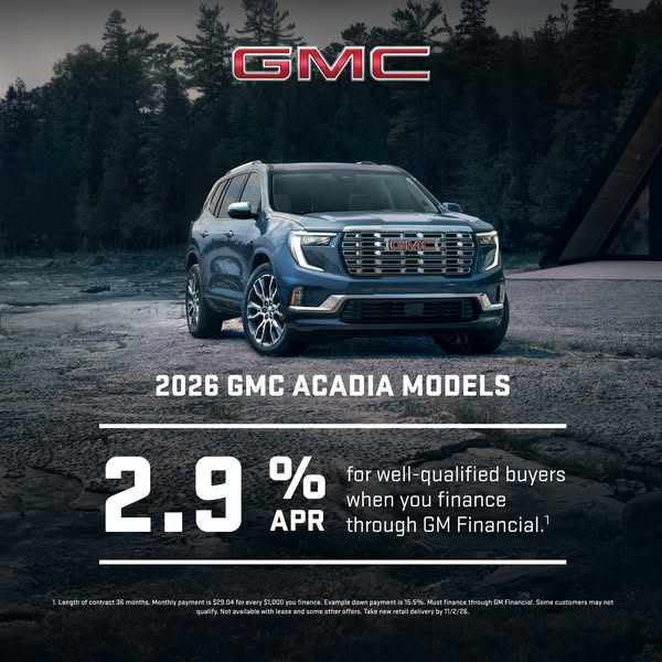 GMC ad: Explore GMC Acadia