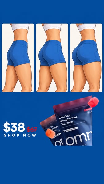 OMNI Longevity ad: Creatine Made Delicious 🍉 🍑
