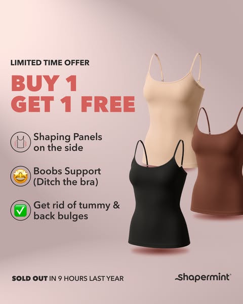 Shapermint ad: One Free, Going Fast ✨