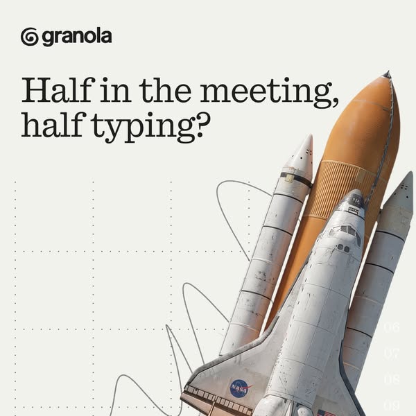 Granola ad: The AI notepad for meetings